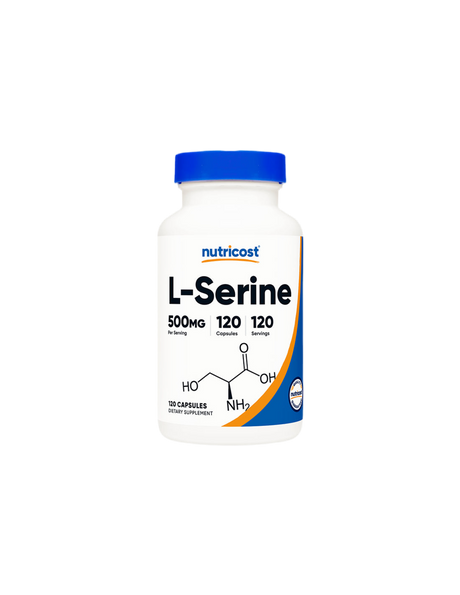 Memory and concentration - L-Serine, 500 mg/120 capsules Nutricost - Nutra Best Europe