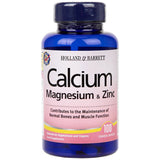 Calcium Magnesium & Zinc - 100 Tablets - Nutra Best Europe
