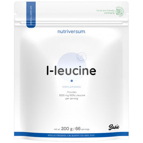 L-Leucine Powder | 100% Pure Leucine - 200 grams - Nutra Best Europe