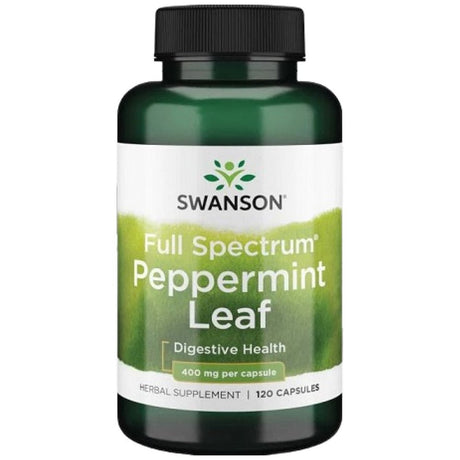 Full Spectrum Peppermint Leaf 400 mg 120 capsules - Nutra Best Europe