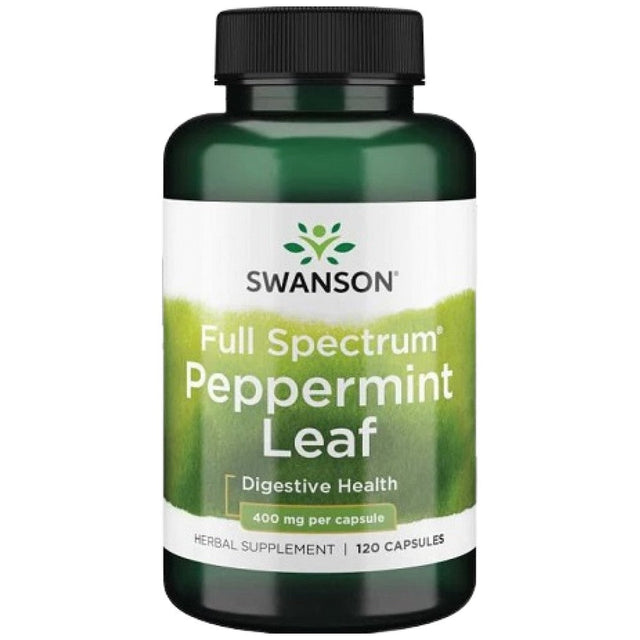 Full Spectrum Peppermint Leaf 400 mg 120 capsules - Nutra Best Europe