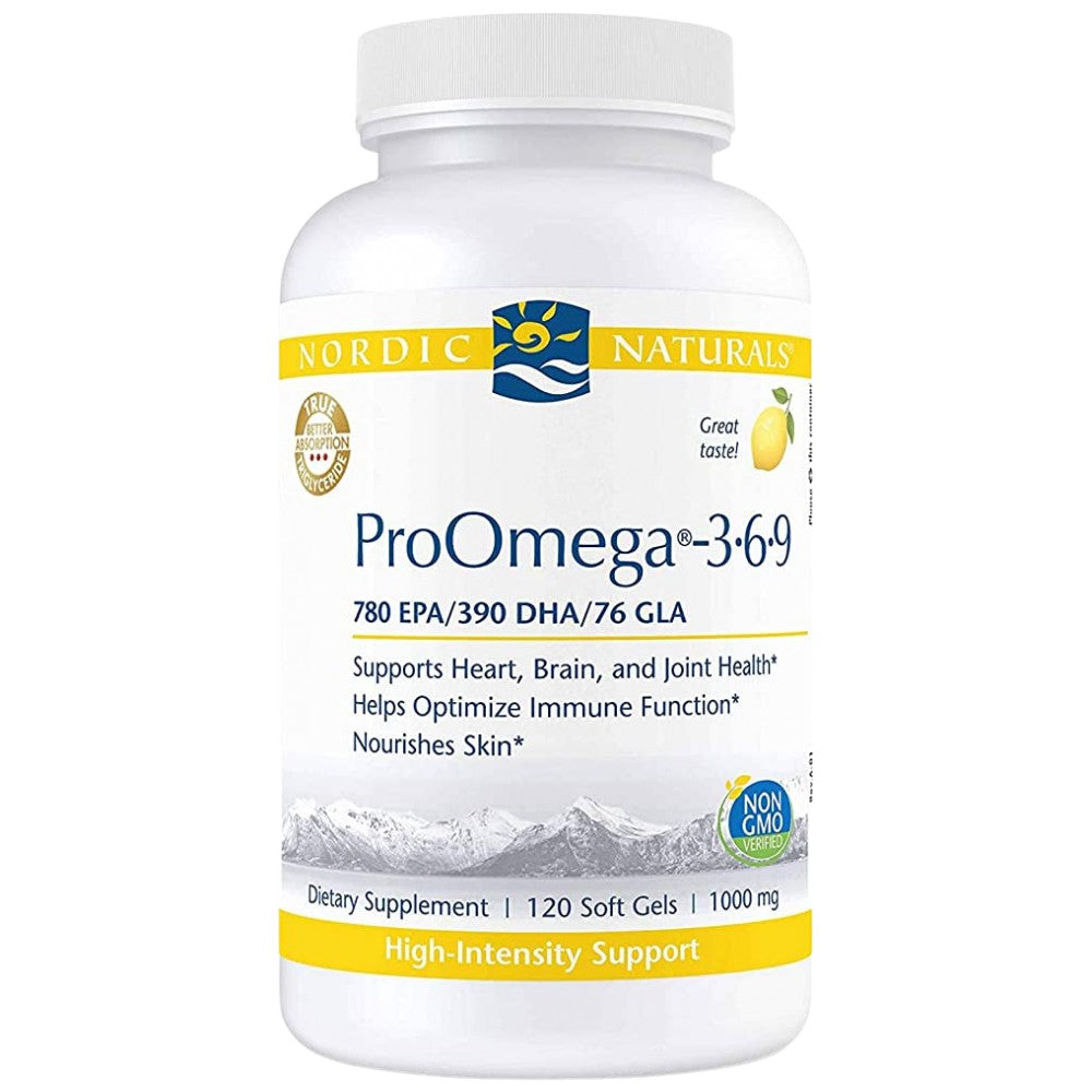 ProOmega 3-6-9 1360 mg - 120 Softgels - Nutra Best Europe
