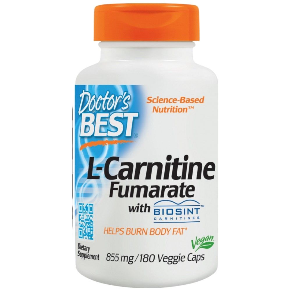 BEST L-Carnitine Fumarate 855 mg - 180 capsules - Nutra Best Europe