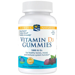 Vitamin D3 Gummies 1000 IU - 60 gummies - Nutra Best Europe