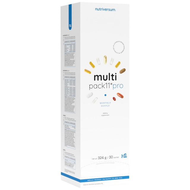Multi Pack 11 Pro | All-in-One Health Formula - 30 Packs - Nutra Best Europe