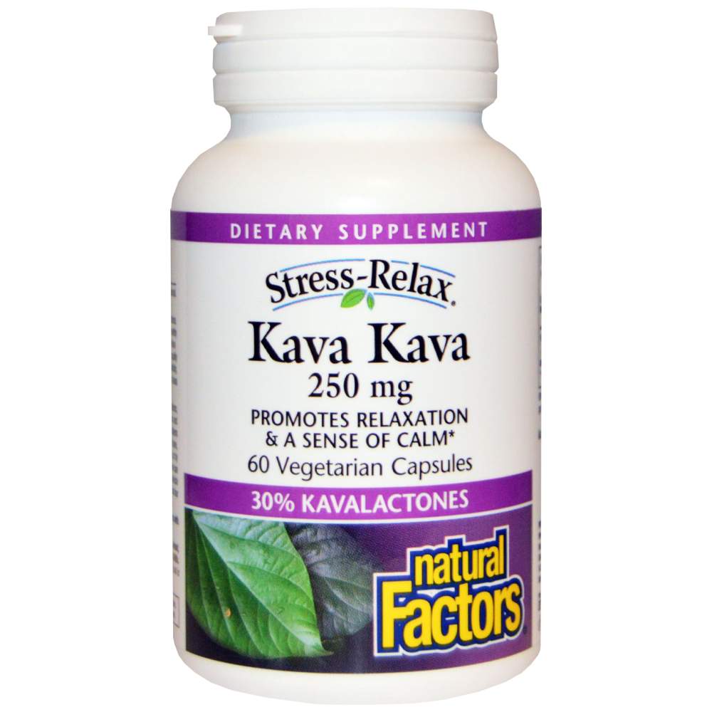 Kava Kava Stress-Relax 250 mg 60 capsules - Nutra Best Europe