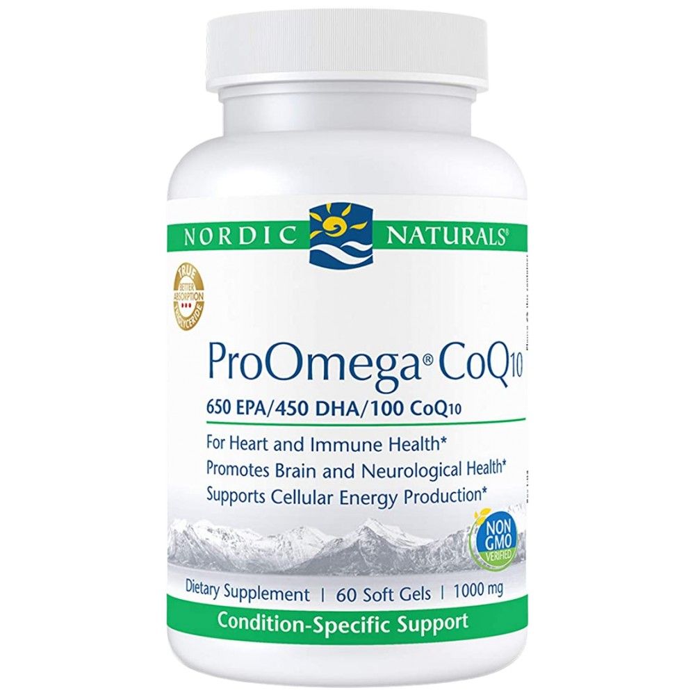 ProOmega CoQ10 - 60 Gel capsules - Nutra Best Europe