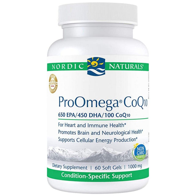 ProOmega CoQ10 - 60 Gel capsules - Nutra Best Europe