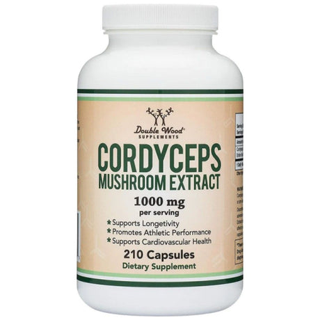 Cordyceps Mushroom Extract 1000 mg - 210 capsules - Nutra Best Europe