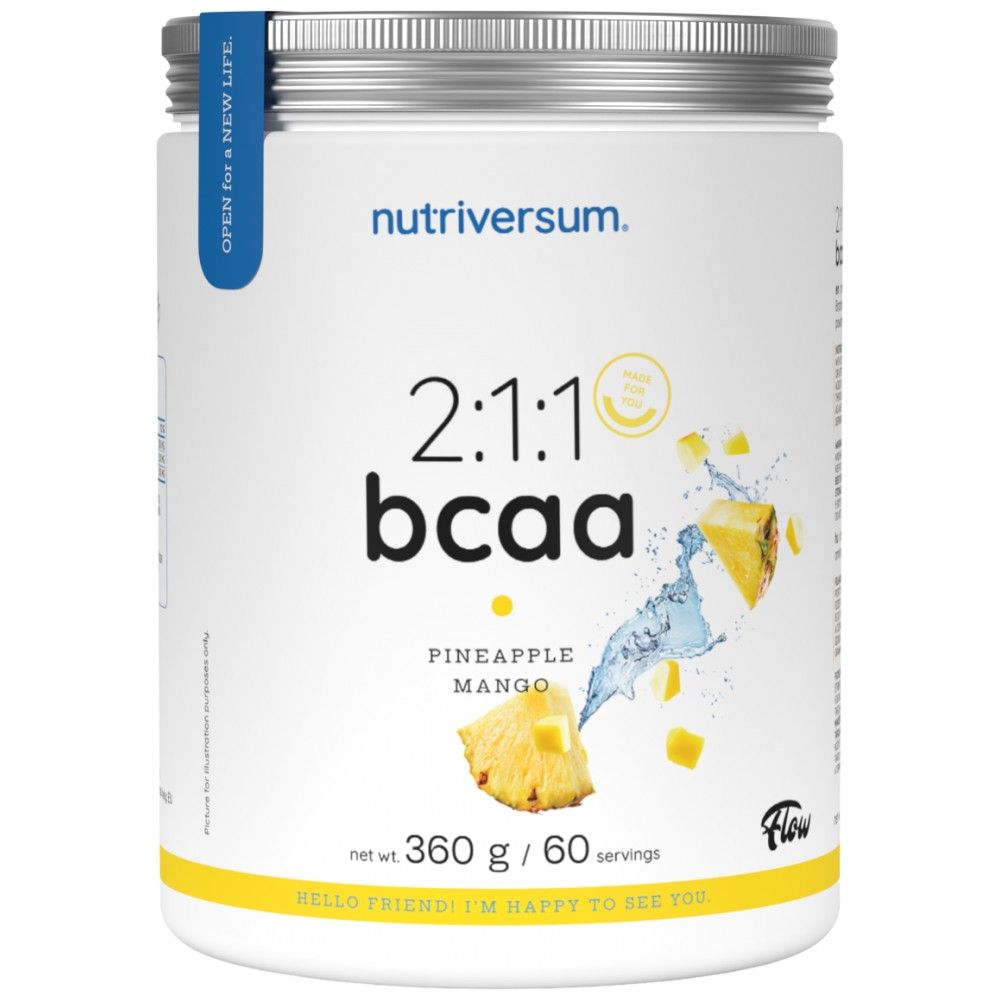 BCAA 2:1:1 Powder | Flow - 360 grams - Nutra Best Europe