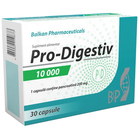 Pro-Digestiv 10000 | Pancreatin 200 mg - 30 capsules - Nutra Best Europe