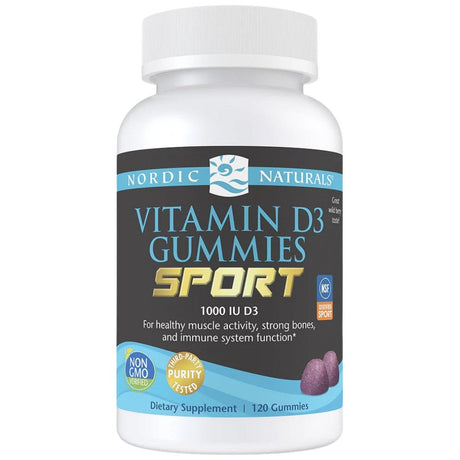 Vitamin D3 Gummies Sport 1000 IU - 120 gummies - Nutra Best Europe