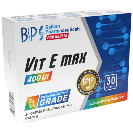 Vit E Max 400 IU - 30 capsules - Nutra Best Europe