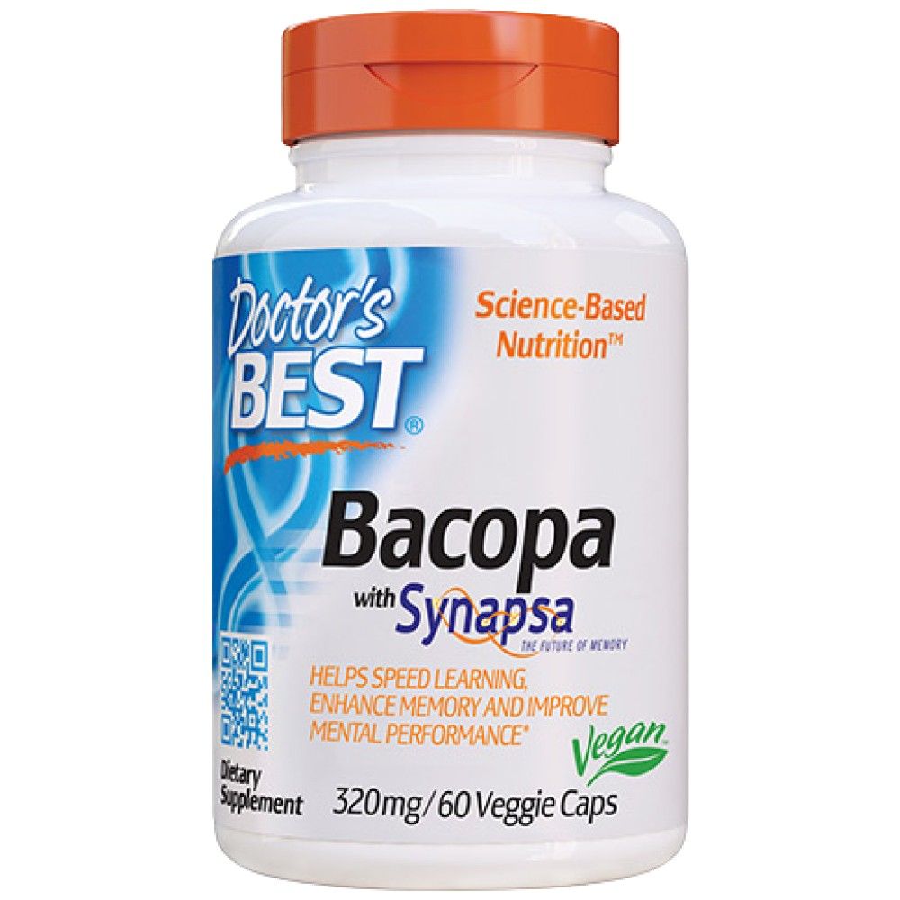 Bacopa with Synapsa 320 mg - 60 capsules - Nutra Best Europe