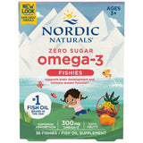 Zero Sugar Omega-3 Fishies 300 mg - 36 Chewable Gel Capsules - Nutra Best Europe
