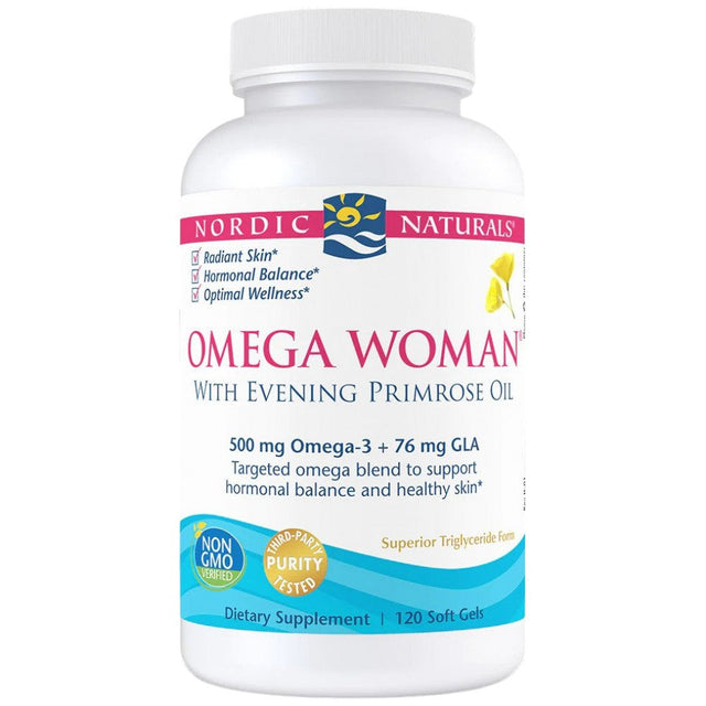 Omega Woman - 120 Gel Capsules - Nutra Best Europe