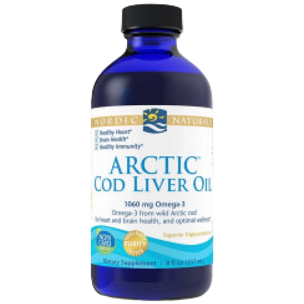 Arctic Cod Liver Oil 1060 mg - 237 ml - Nutra Best Europe