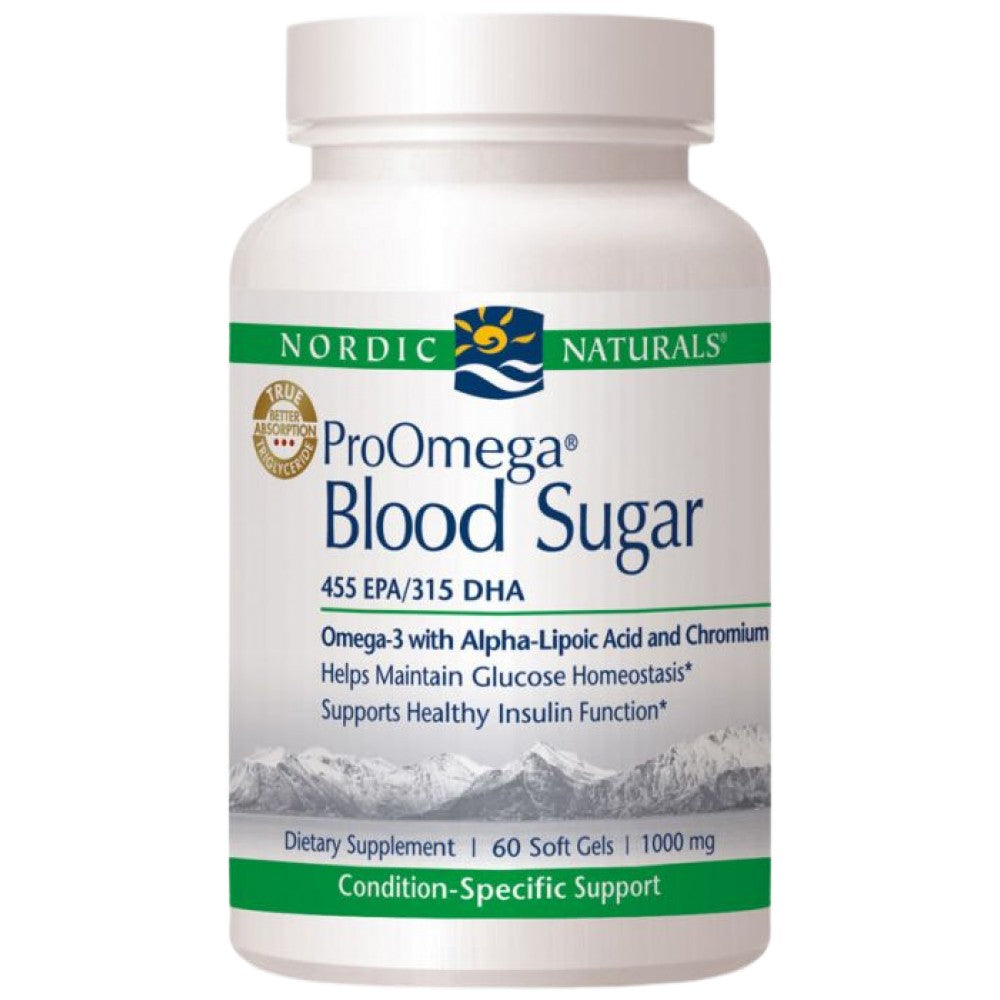 ProOmega Blood Sugar - 60 Softgels - Nutra Best Europe