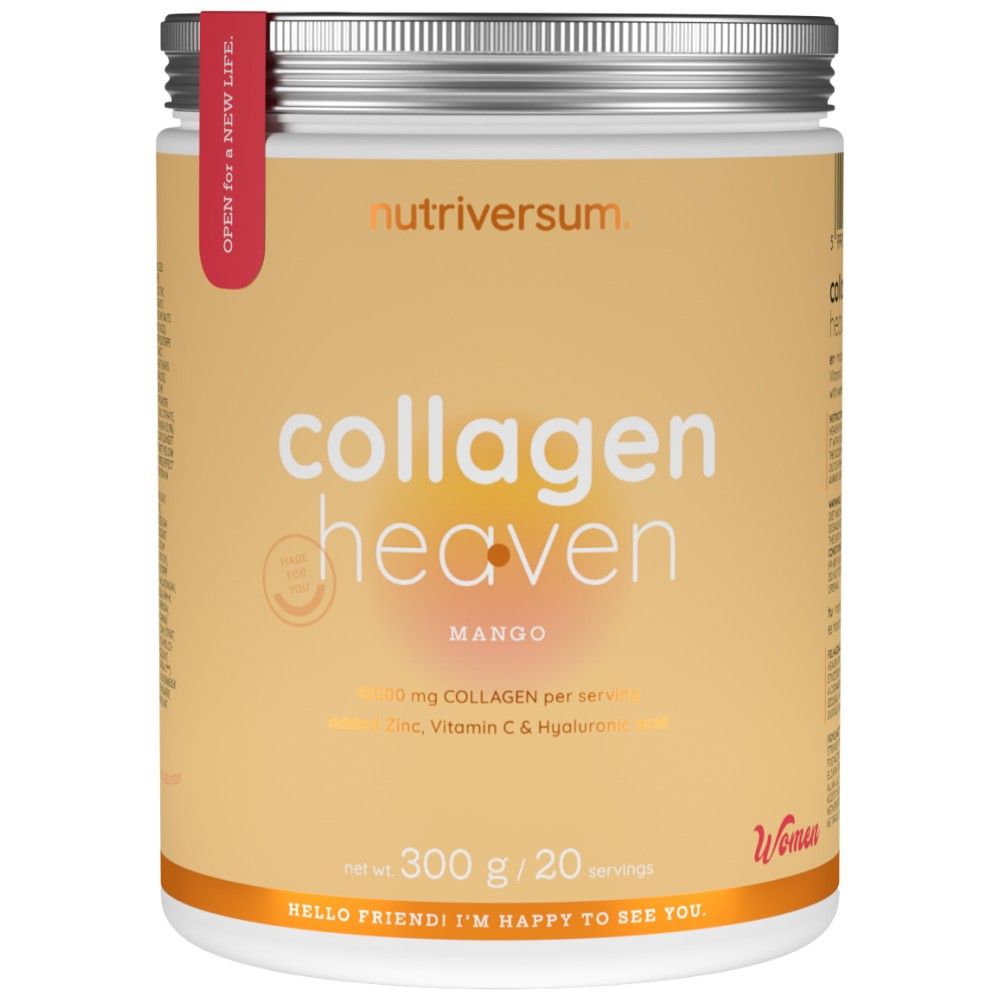Collagen Heaven | added Zinc, Vitamin C and Hyaluronic Acid - 300 grams - Nutra Best Europe