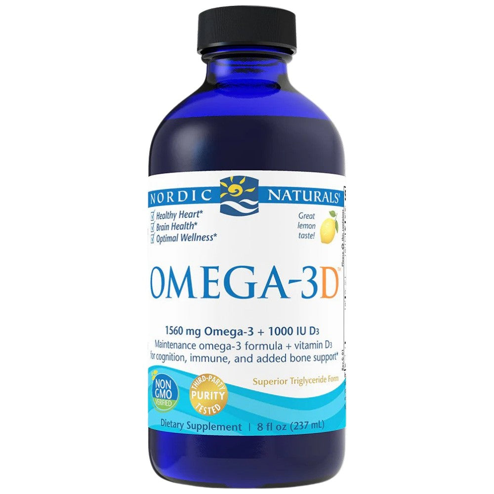 Omega-3D Liquid 1560 mg - 237 ml - Nutra Best Europe