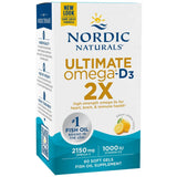 Ultimate Omega 2X 2150mg | With Vitamin D3 - 60 Gel capsules - Nutra Best Europe