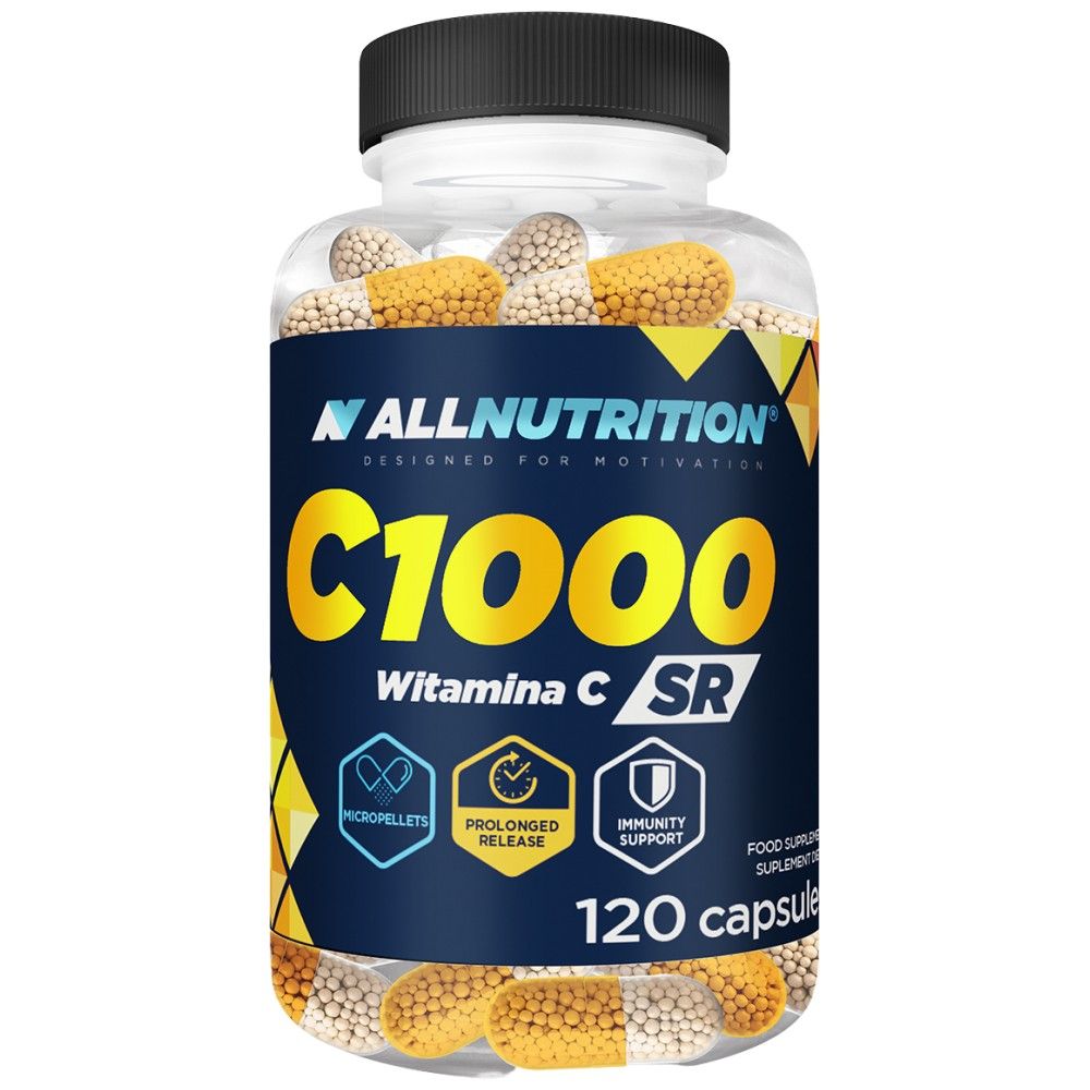 Vitamin C 1000 Sustained Release | with Bitter Orange - 120 capsules - Nutra Best Europe