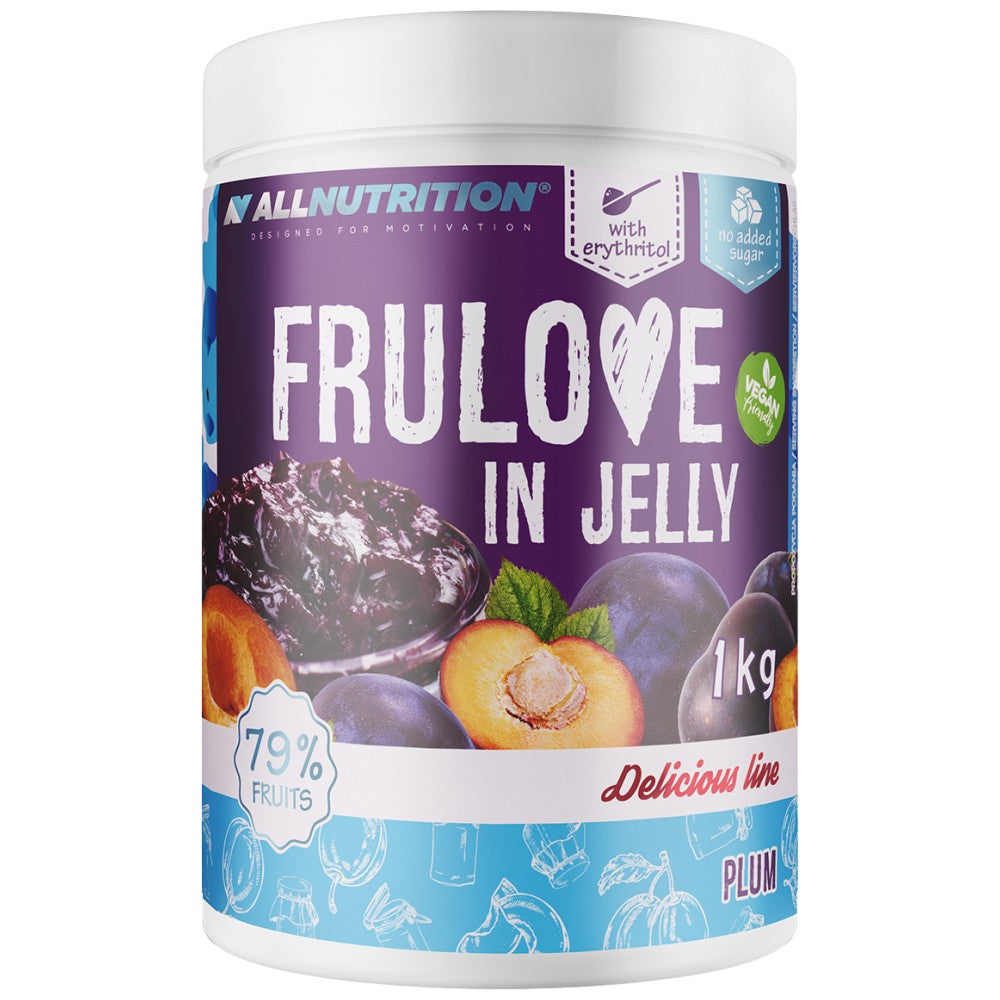 Frulove in Jelly | Plum - 1000 grams - Nutra Best Europe