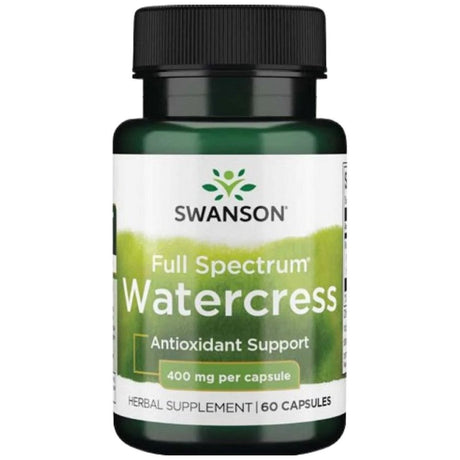 Full Spectrum Watercress 400 mg 60 capsules - Nutra Best Europe