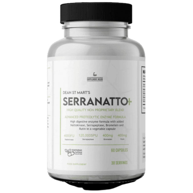 SerraNatto+ 60 capsules - Nutra Best Europe