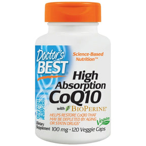 BEST CoQ10 with Bioperine 100 mg - 120 capsules - Nutra Best Europe