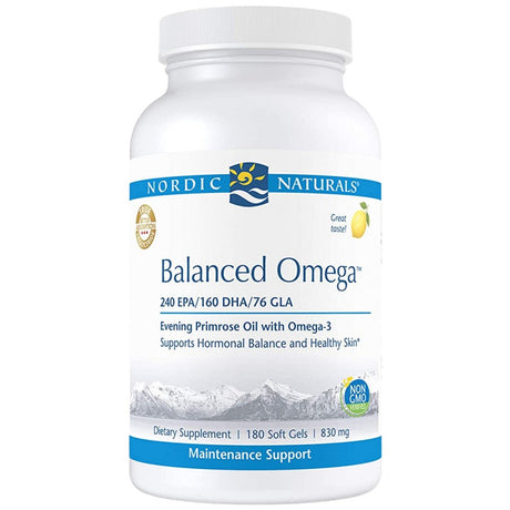 Balanced Omega - 180 Softgels - Nutra Best Europe