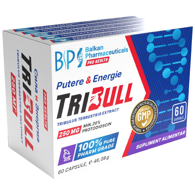 TriBul 250mg | Tribulus Terrestris Extract - 60 capsules - Nutra Best Europe