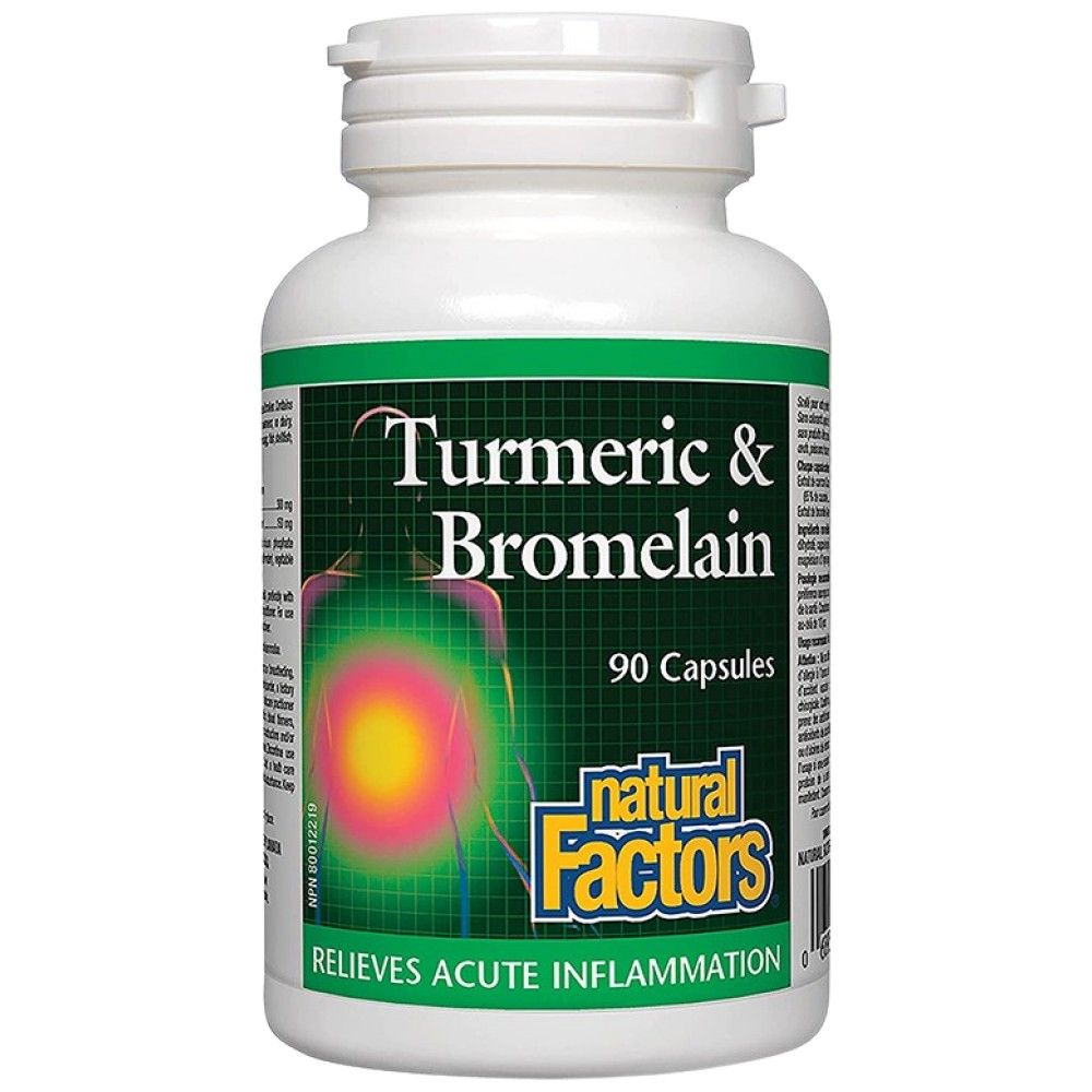 Turmeric & Bromelain - 90 capsules - Nutra Best Europe