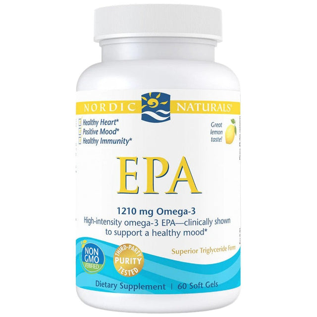 EPA 1210 mg - 60 Gel capsules - Nutra Best Europe
