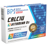 Calcium 800 mg + Vitamin D3 200 IU 30 capsules - Nutra Best Europe