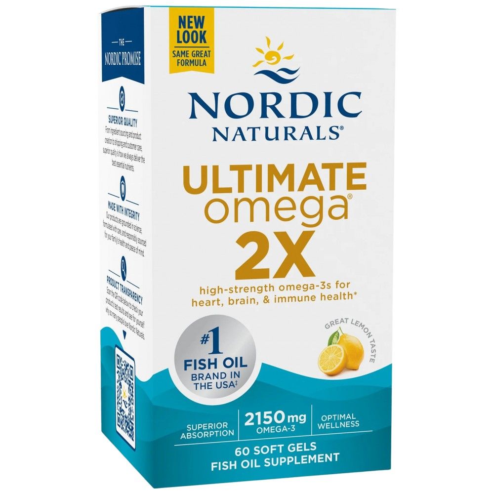 Ultimate Omega 2X 2150 mg - 60 Softgels - Nutra Best Europe