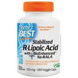BEST R-Lipoic Acid / Stabilized NA-R-ALA 100 mg - 180 capsules - Nutra Best Europe