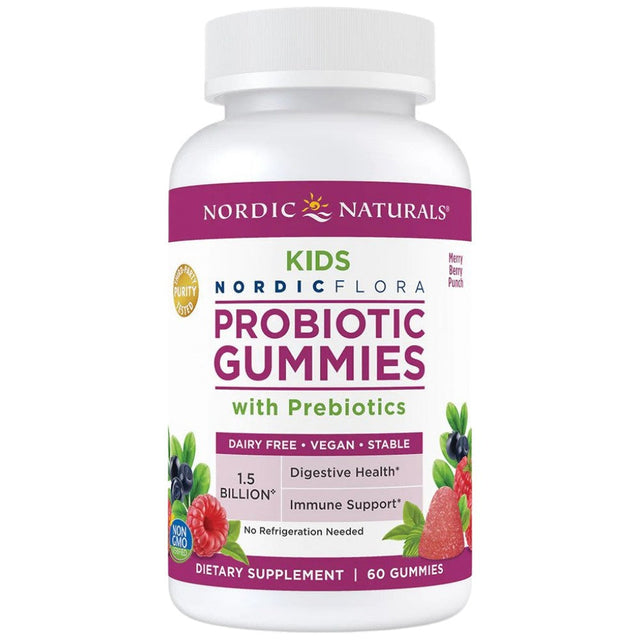 Probiotic Gummies Kids | 1.5 Billion Active Cells - 60 gummies - Nutra Best Europe