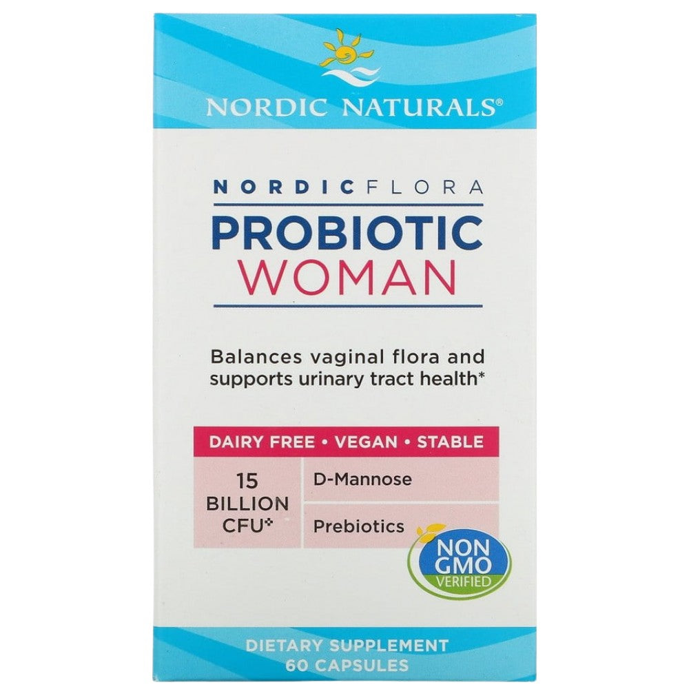 Nordic Flora Probiotic Woman | 15 Billion Active Cells - 60 capsules - Nutra Best Europe