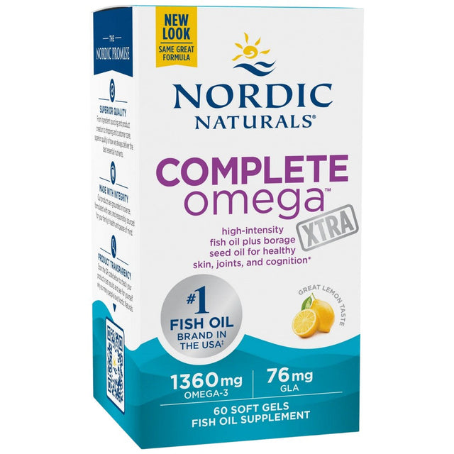 Complete Omega Xtra 1360 mg - 60 Softgels - Nutra Best Europe