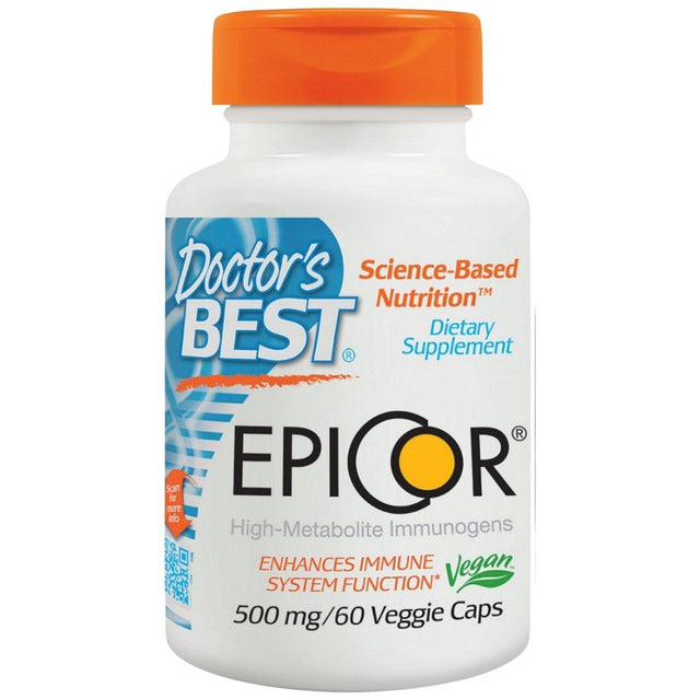 Epicor 500 mg | High Metabolite Immunogens - 60 capsules - Nutra Best Europe