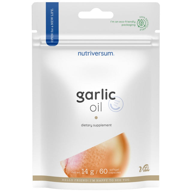 Garlic Oil 30 mg - 60 capsules - Nutra Best Europe