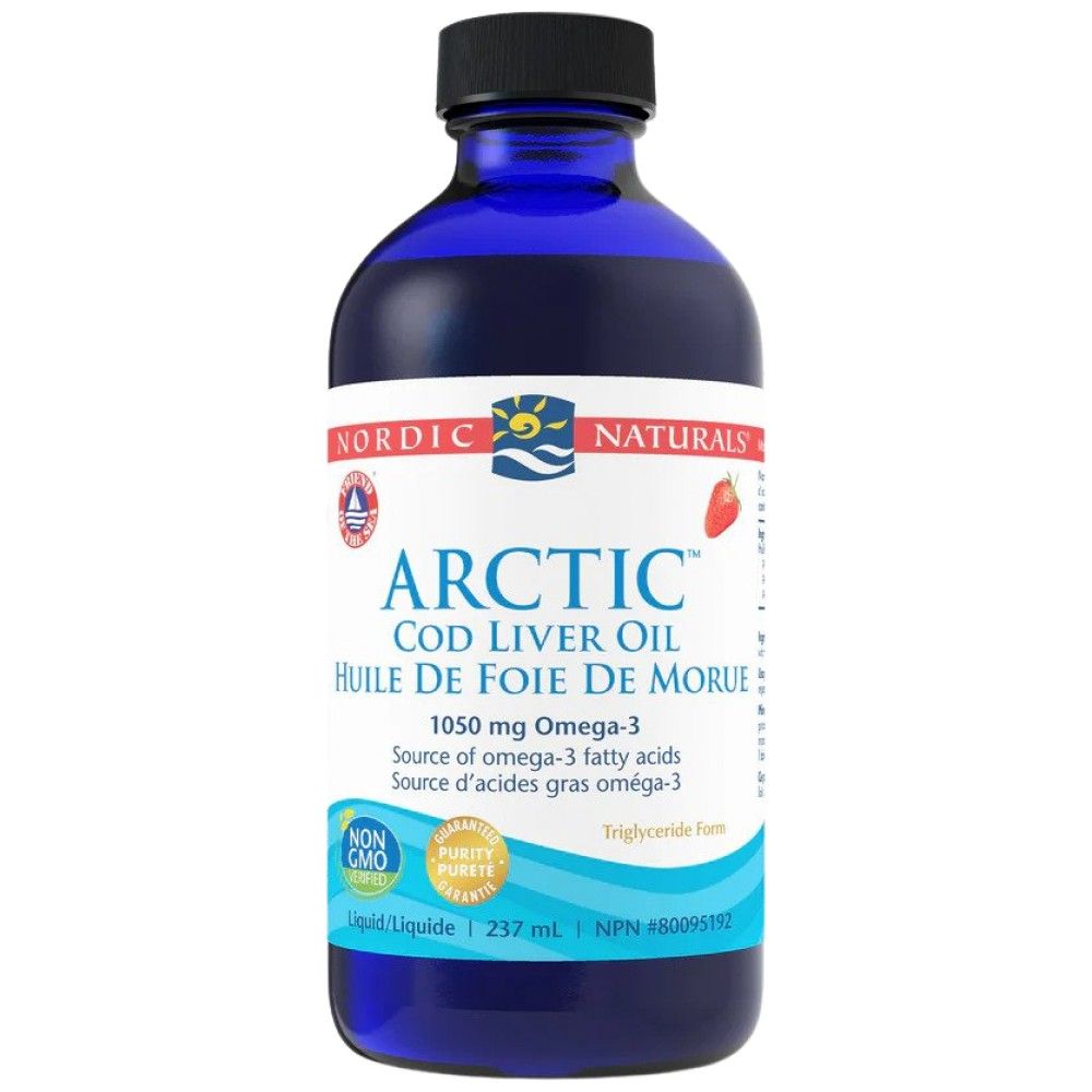 Arctic Cod Liver Oil 1060 mg - 237 ml - Nutra Best Europe