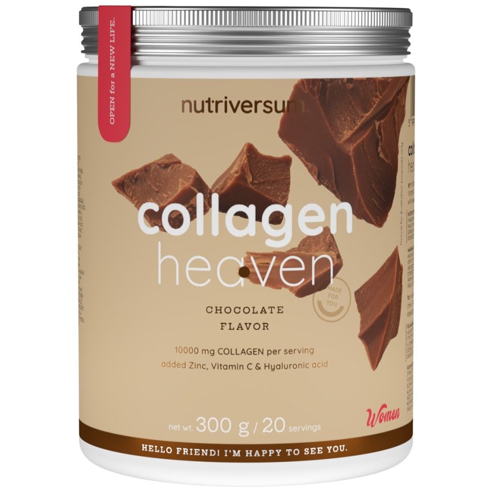 Collagen Heaven | added Zinc, Vitamin C and Hyaluronic Acid - 300 grams - Nutra Best Europe