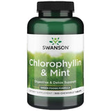 Chlorophyllin and Mint 500 Chewable Tablets - Nutra Best Europe