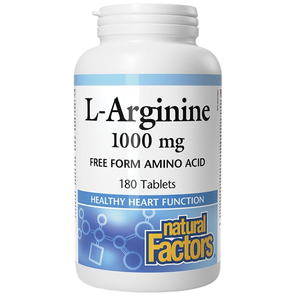 L-Arginine 1000 mg - 180 Tablets - Nutra Best Europe