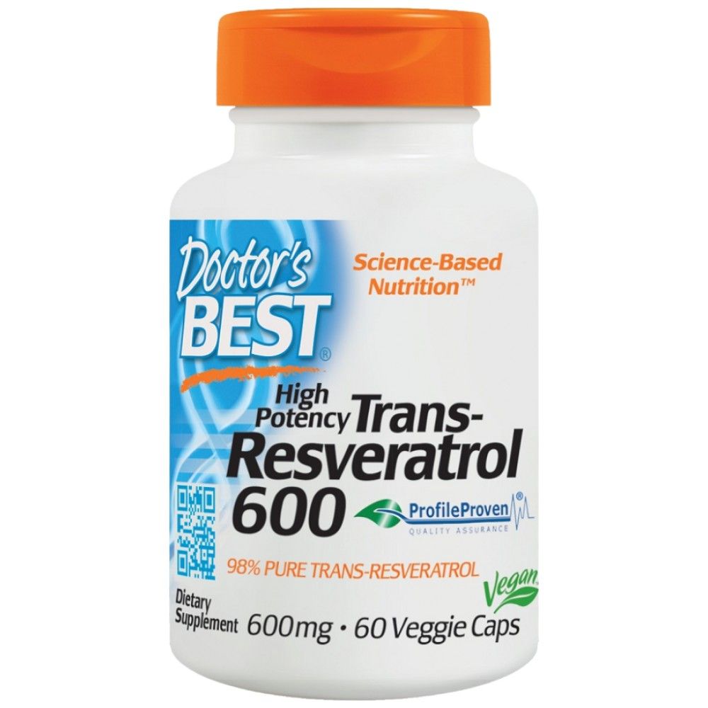 Trans-Resveratrol 600 mg - 60 capsules - Nutra Best Europe