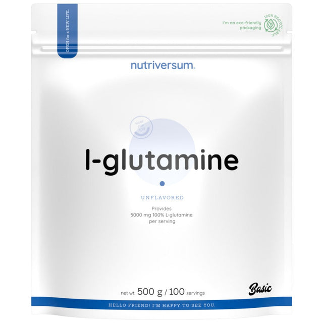 L-Glutamine Powder - 500 grams - Nutra Best Europe