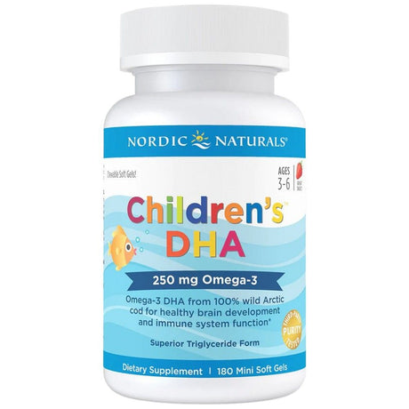 Children's DHA 250mg - 180 Gel capsules - Nutra Best Europe