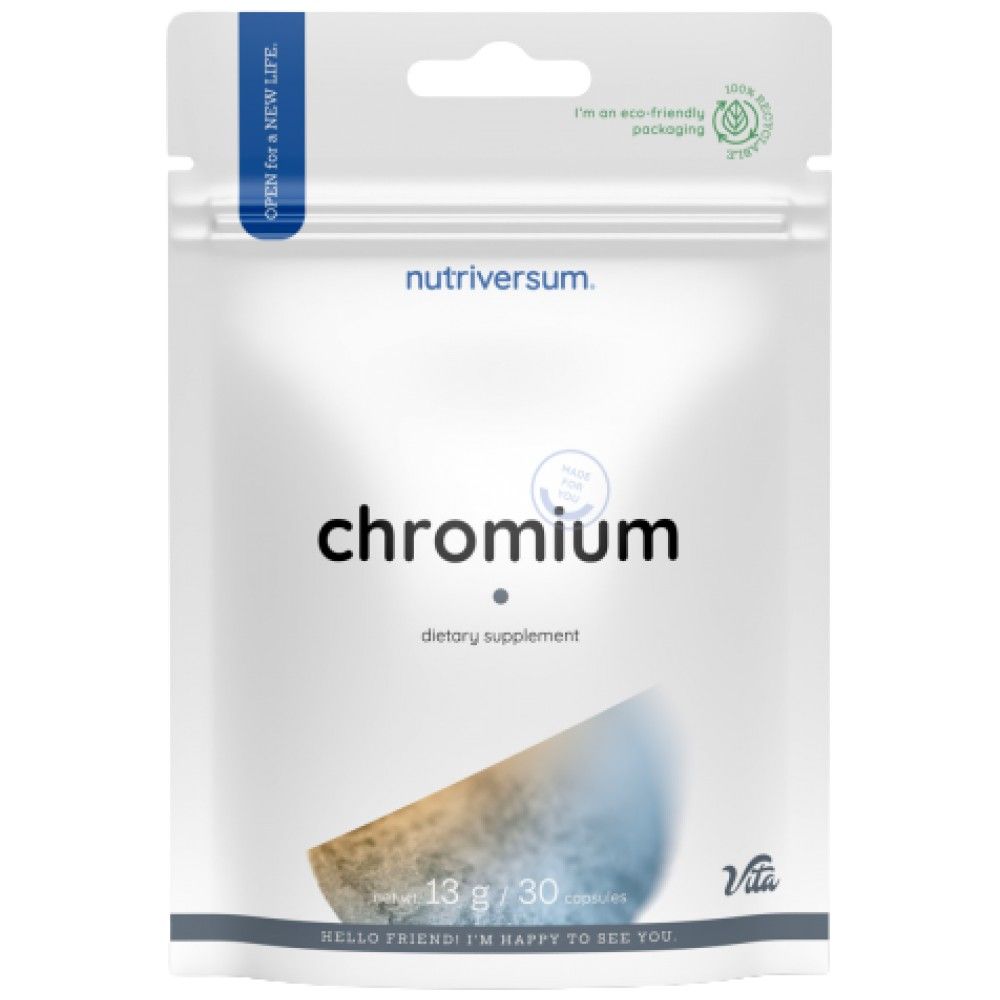 Chromium Tablet | 200 mcg Chromium Picolinate - 30 Tablets - Nutra Best Europe